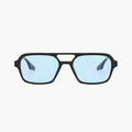 black/frosted blue