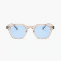 champagne/blue