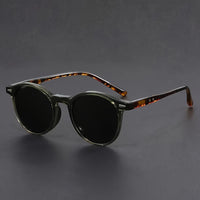 Retro Round Lightweight Sunglasses
