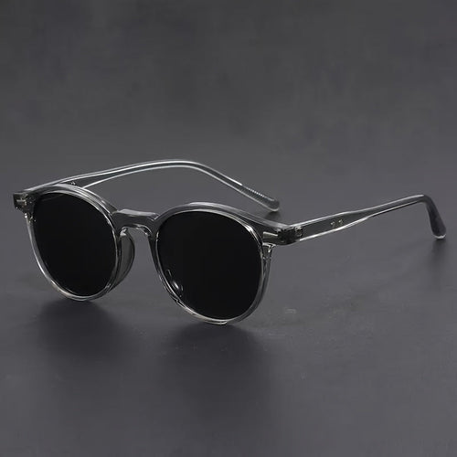 Retro Sunglasses with Lightweight Round Frame