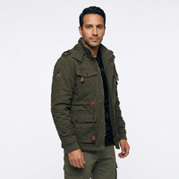 Multi-Pocket Lined Jacket