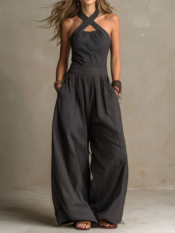 Solène | Elegant Jumpsuit with Wrap Neckline
