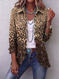 Ombeline | Colorful Ruffled Leopard Jacket™