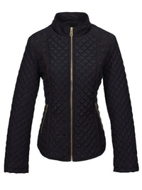 Zola | Quilted Jacket with Stand Collar for Women